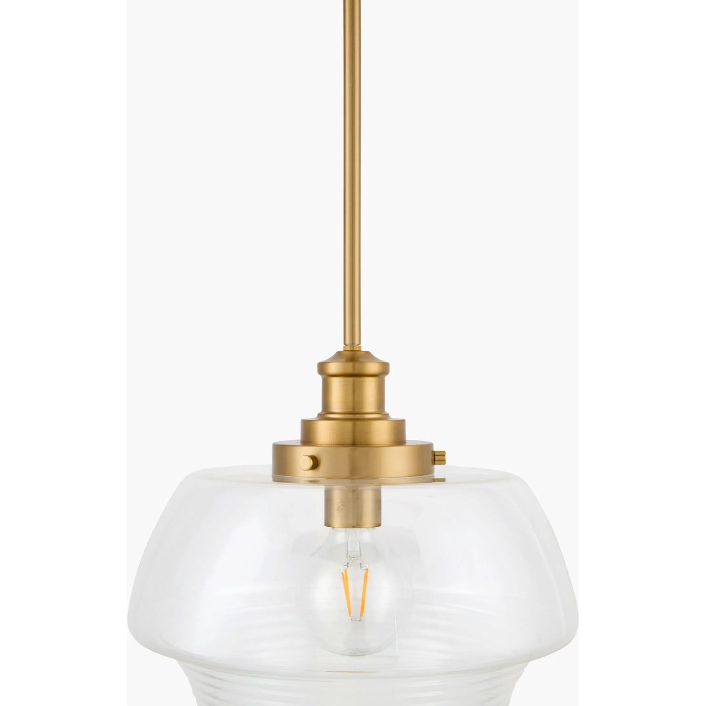 002 SI-2528700 | Closeup | Mazemet Pendant by Livabliss in clear, translucent, metallic brass and metallic, electroplated. Made from iron, glass in a unique style.