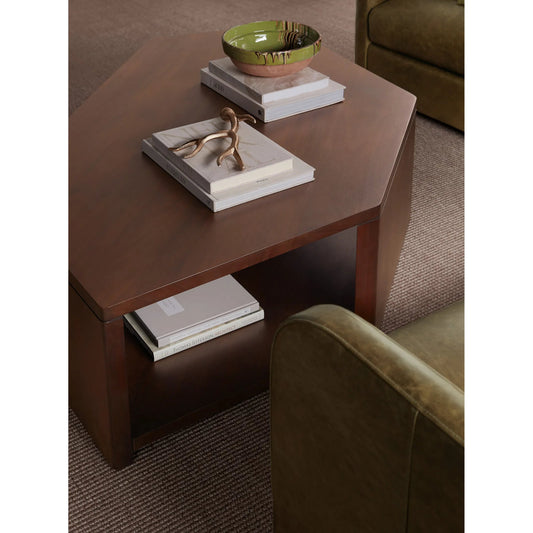 Pacific Coffee Table by Hooker Furniture in mahogany. Made from unique in a traditional style.