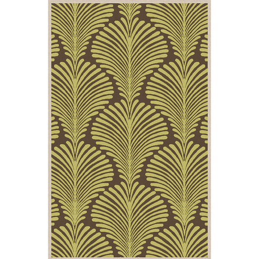 001 56120-21584,56120-21587 | Primary Silo | Nantes NAN-8004 Rug by Surya in dark brown, olive, light beige. Made from 100% wool in a unique style.