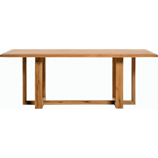Northbank Dining Table - 528706 by Surya in top: wheat, base: wheat and wood finishbrushed. Made from acacia in a modern style.