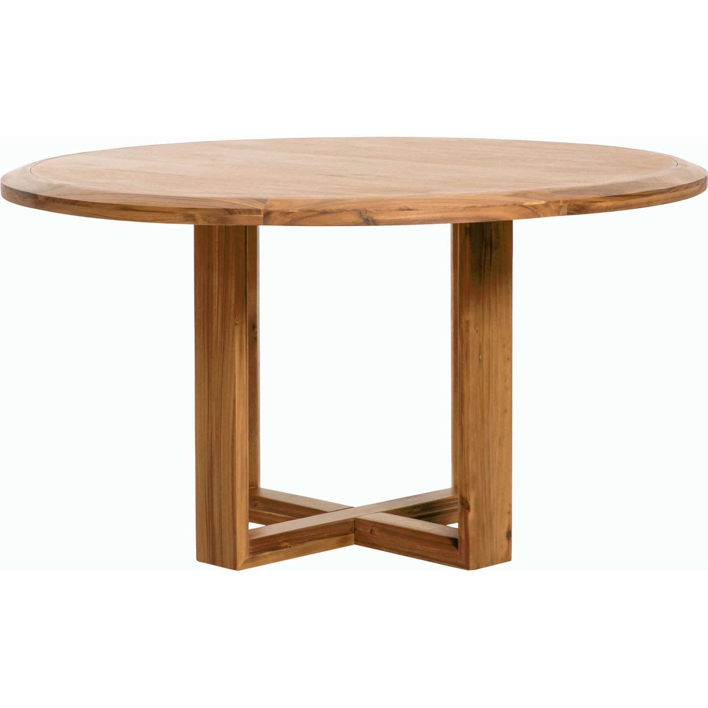 001 SI-2164474 | Closeup | Northbank Dining Table - 528709 by Surya in top: wheat, base: wheat and wood finishbrushed. Made from acacia in a modern style.