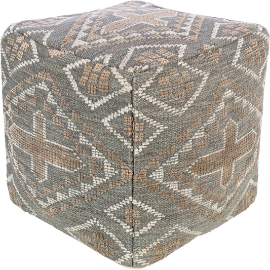 Nobel - 33146 by Surya in beige, charcoal. Made from 65% wool, 35% viscose, 100% polybeads, 100% cotton in a eclectic & global style.
