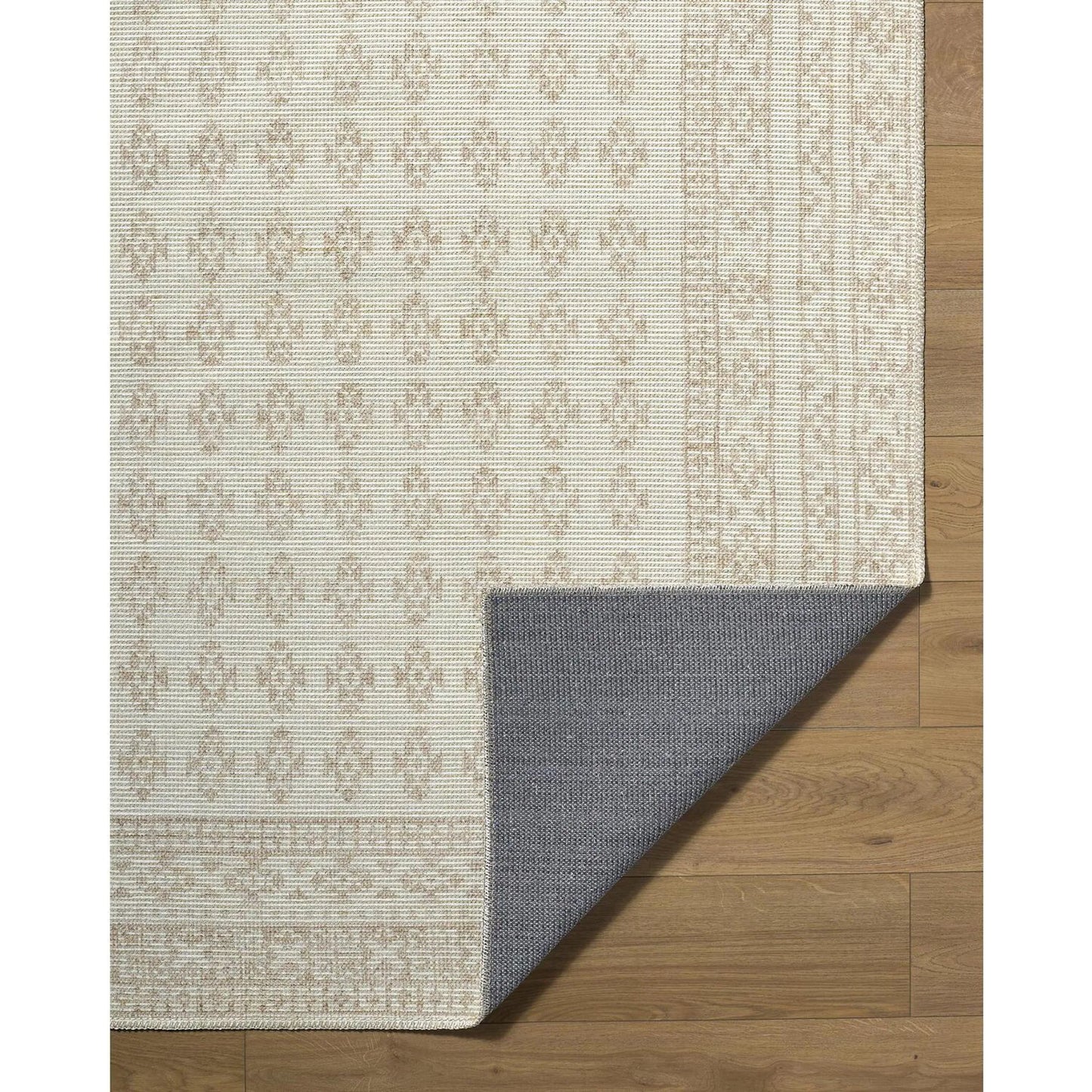 002 SI-2448327,SI-2448328,SI-2448329,SI-2448330,SI-2448331,SI-2448332 | Closeup | Shanti NBSH-2300 Rug by Nabela Noor x Livabliss in beige, white, yellow. Made from jute, polyester in a unique style.