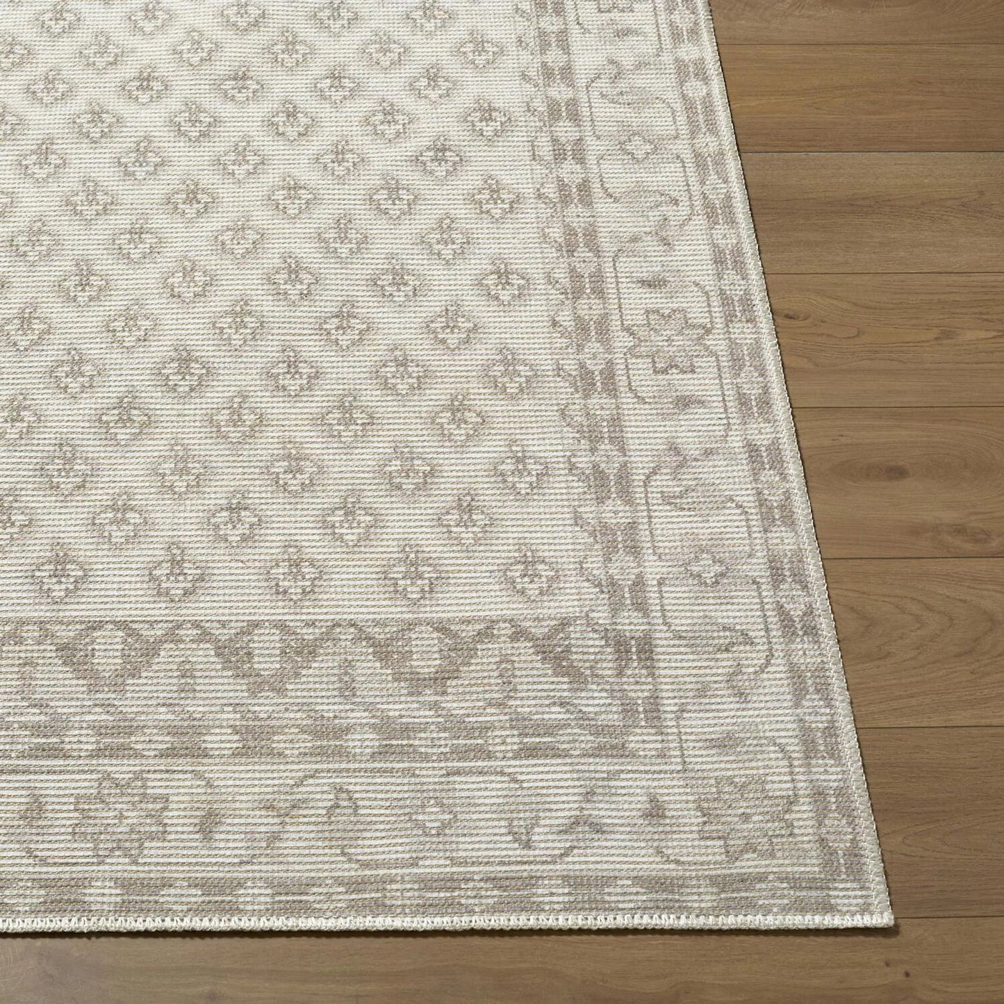 003 SI-2448387,SI-2448388,SI-2448389,SI-2448390,SI-2448391,SI-2448392 | Closeup | Shanti NBSH-2301 Rug by Nabela Noor x Livabliss in white, gray, brown, yellow. Made from jute, polyester in a unique style.