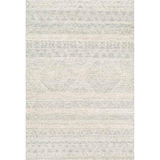 001 SR-755173,SR-755174,SR-755175,SR-755177 | Primary Silo | Newcastle Rug - 23670 by Livabliss in seafoam, sage, cream. Made from 100% wool in a unique style.