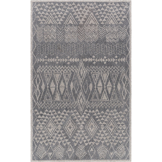 Newcastle Rug - 29986 by Surya in charcoal, gray. Made from 100% wool in a unique style.