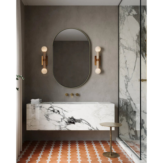 Beatrix Bath Wall Sconce by Currey and Company. Made from unique in a modern style.