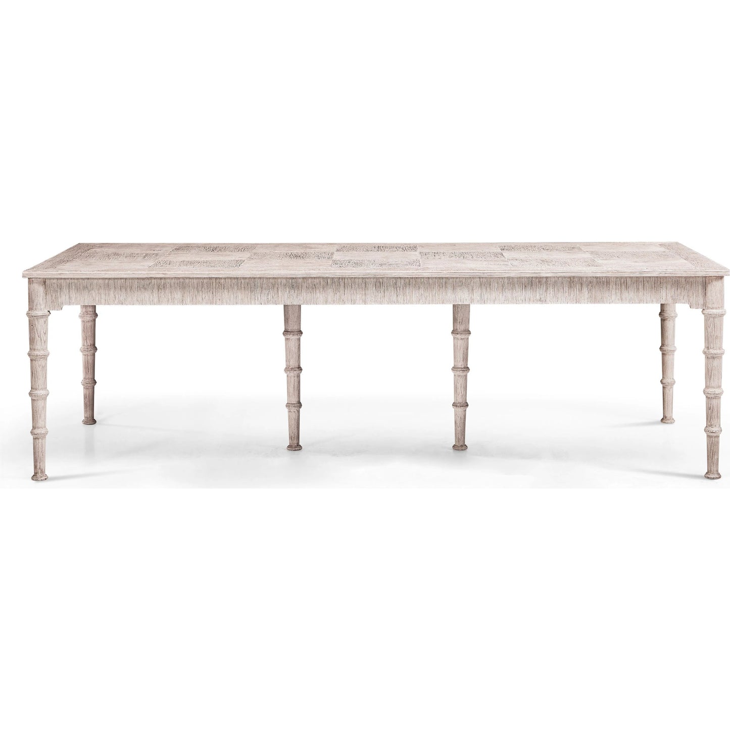 005 SI-2462565 | Additional Silo | 100" Bywater Extending Dining Table by Jonathan Charles in washed acacia. Made from acacia in a transitional style.
