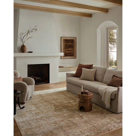 Nellie NEL-03 Rug by Loloi in stone, taupe. Made from 50% polyester, 50% polypropylene in a unique style.