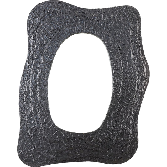 Nero Accent Mirror by Surya in black. Made from mdf in a modern style.