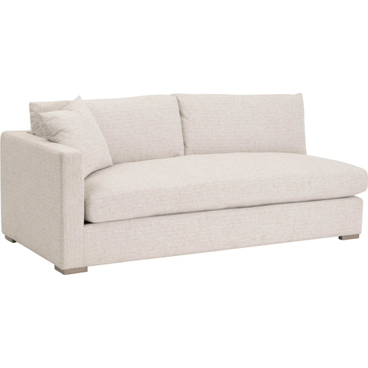 005 SI-2472624 | Primary Silo | Newport Outdoor Modular Track Arm Sofa by Essentials For Living in livesmart shapiro sand, desert accoya. Made from marine grade plywood, solid accoya wood in a transitional style.