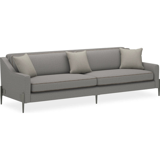 001 SI-2250444 | Primary Silo | Remix 110" Sofa by Caracole in smoked stainless. Made from unique in a transitional style.