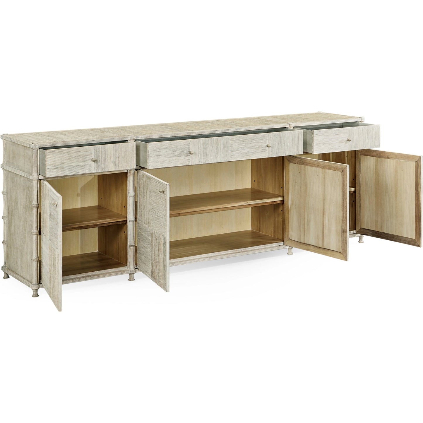 002 SI-1991109 | Additional Silo | William Yeoward Bywater Credenza by Jonathan Charles in washed acacia. Made from acacia in a modern style.