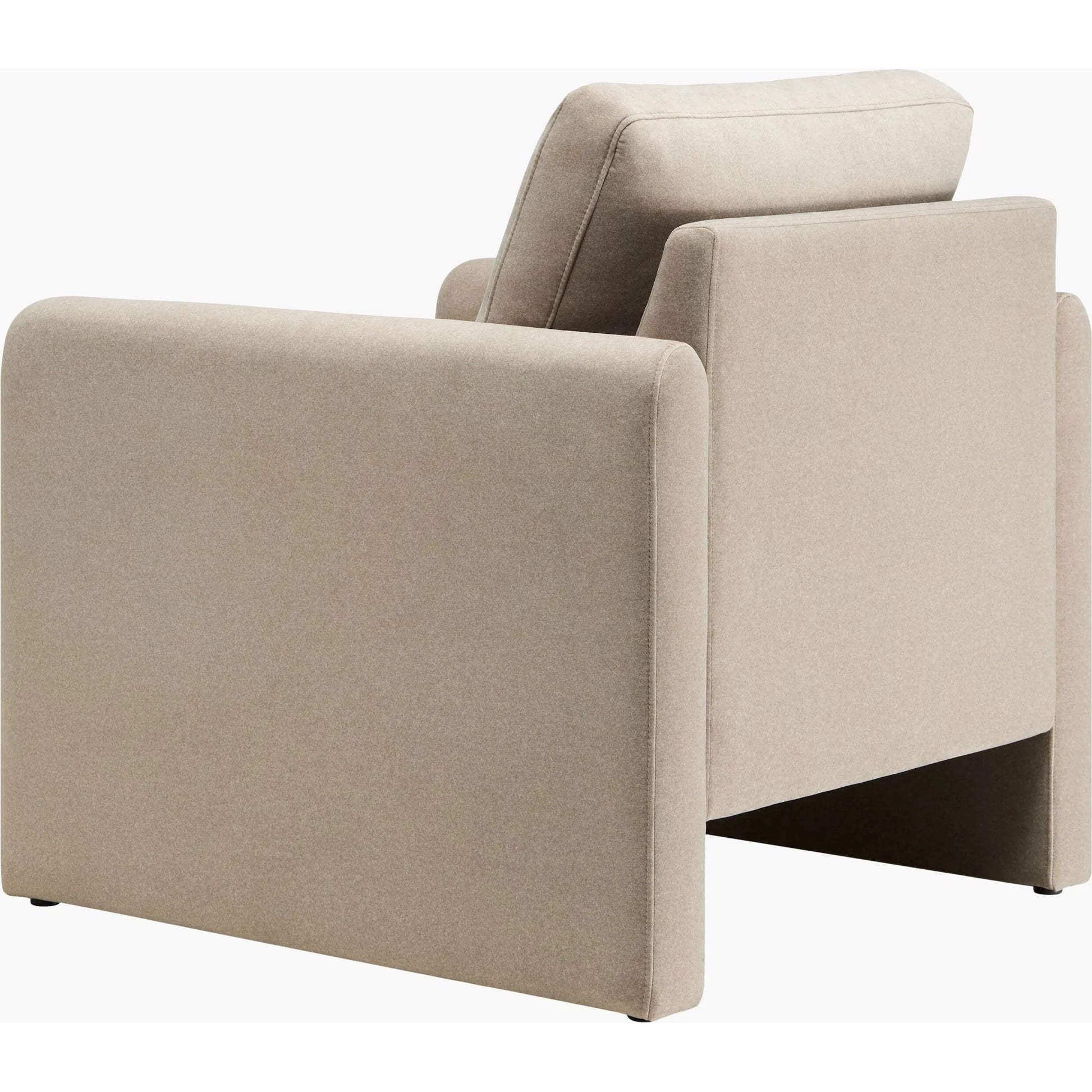 Niya Accent Chair by Surya in beige. Made from polyester, plywood, polyester wrapped foam in a transitional style.