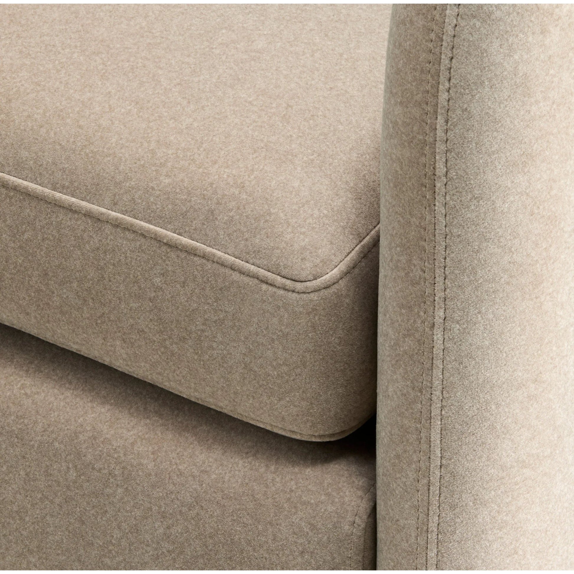 Niya Accent Chair by Surya in beige. Made from polyester, plywood, polyester wrapped foam in a transitional style.