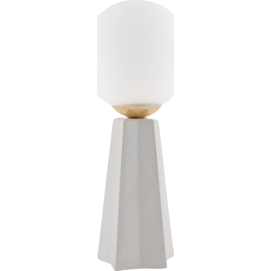 Stellan Accent Table Lamp by Livabliss in glazed. Made from ceramic, glass in a modern style.