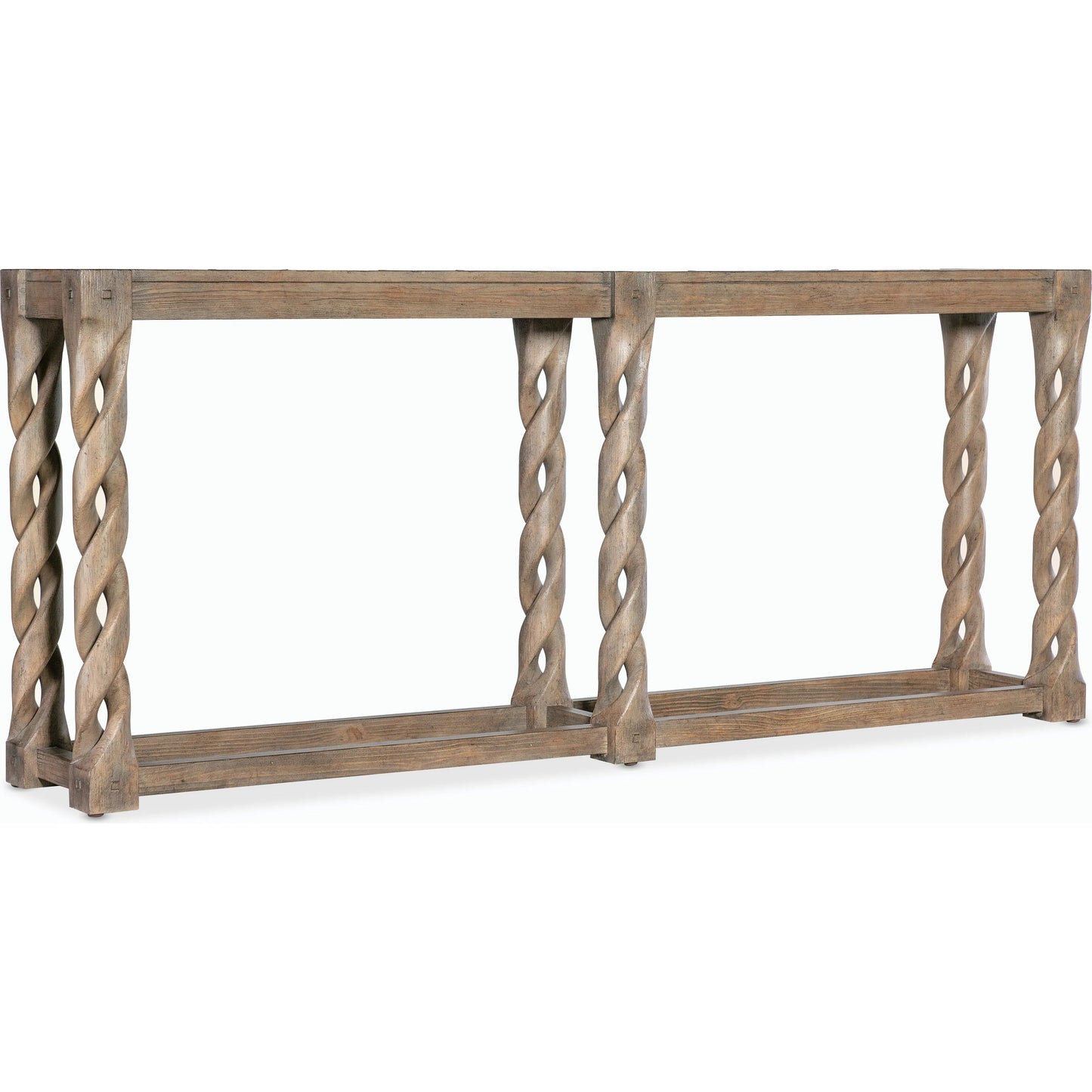 001 SI-2185827 | Primary Silo | Commerce & Market Jack O'bein Long Skinny Console by Hooker Furniture in medium wood and medium wood finish. Made from pine veneers in a modern style.