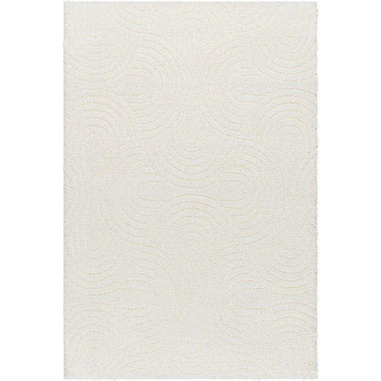 Nomadic Rug - 490560 by Livabliss in ivory. Made from face: 100% polyester, warp: 60% jute, 40% polyester in a unique style.