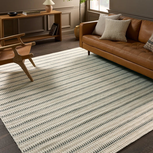 Namika NMK01 Rug by Jaipur Living in ivory. Made from 70% wool 30% cotton in a unique style.