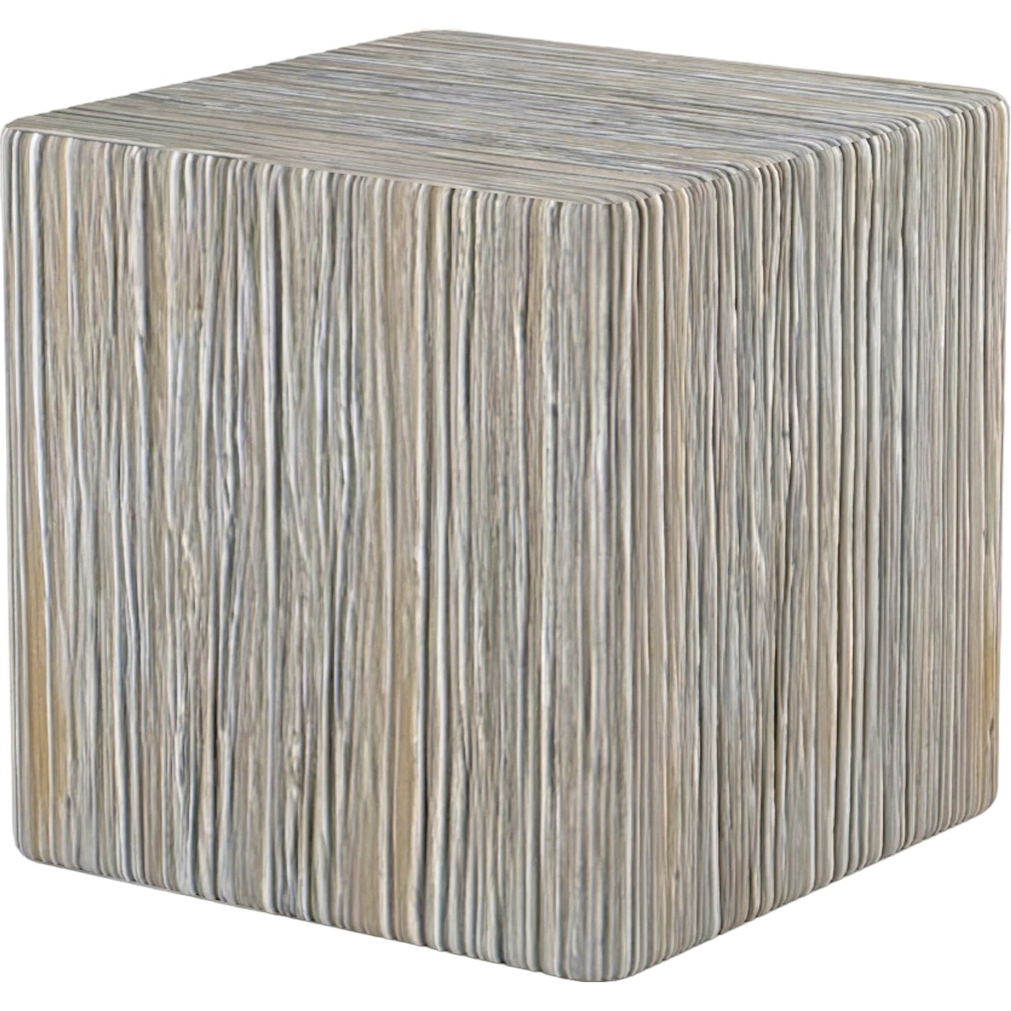 001 SI-2167266 | Primary Silo | Madera Outdoor End Table by Sunset West in wood. Made from gfr concrete in a modern style.