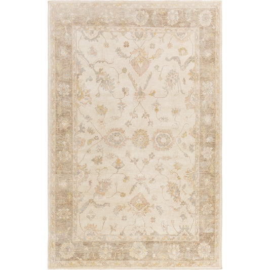 001 74208-27099,74208-27100 | Primary Silo | Normandy Rug - 14849 by Surya in light gray, taupe, wheat, blush, seafoam. Made from 100% wool in a unique style.