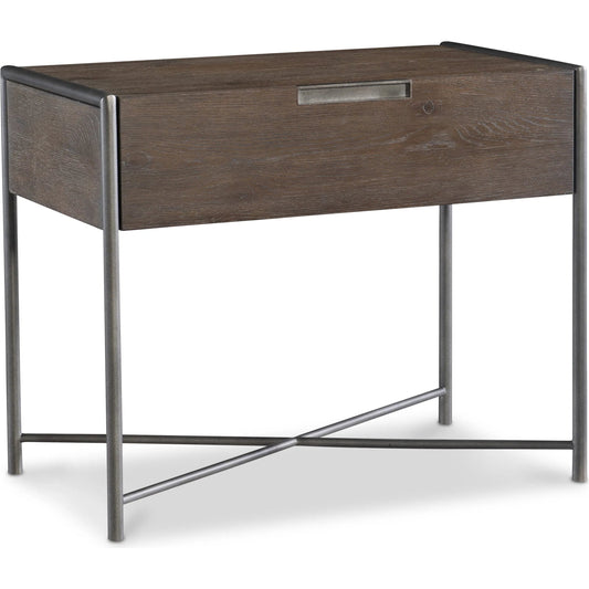001 SI-2513528 | Primary Silo | Outline Nightstand by Bernhardt in cassel, atra. Made from wood, metal in a transitional style.