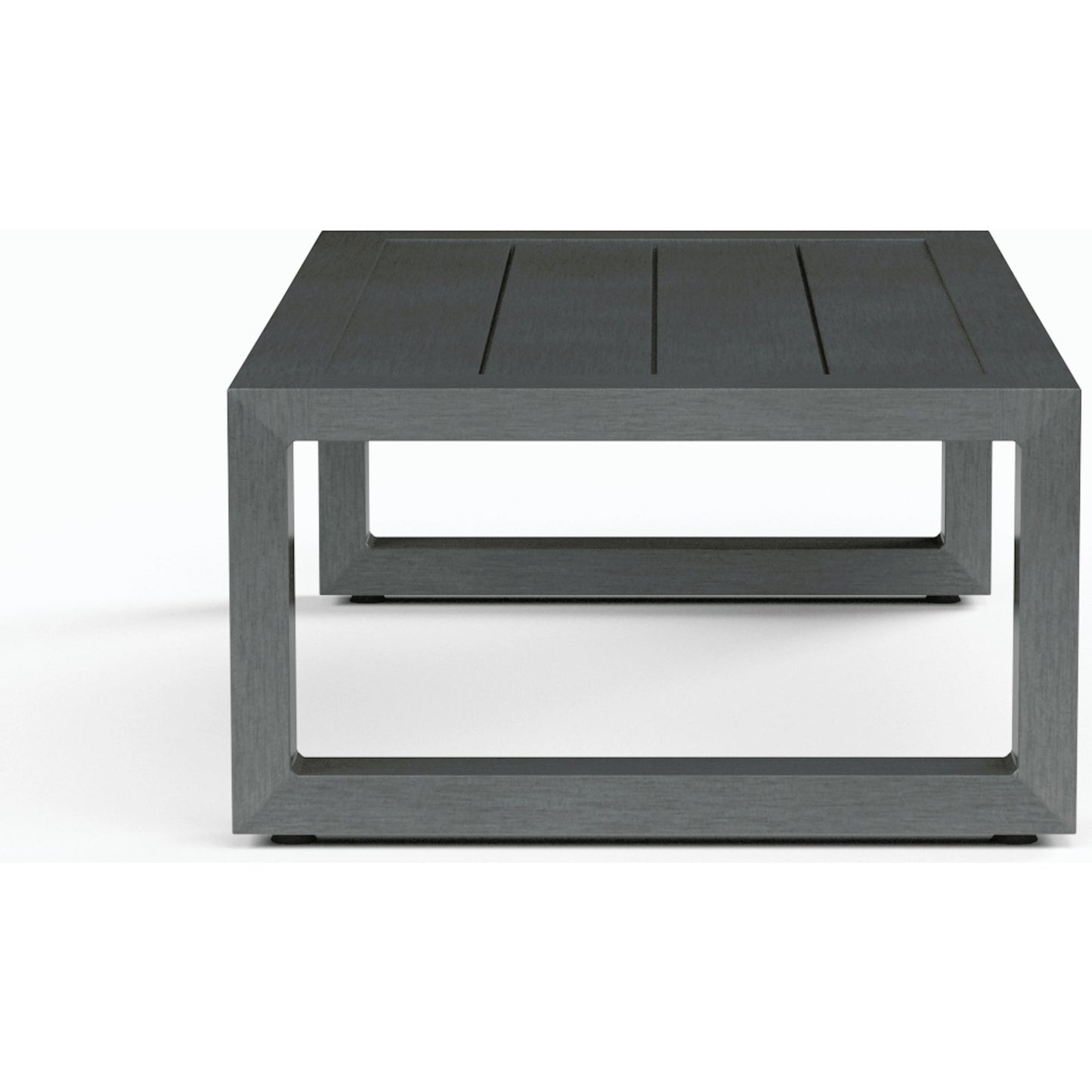 002 SI-2166982 | Additional Silo | Redondo Outdoor Coffee Table by Sunset West in slate. Made from aluminum in a modern style.