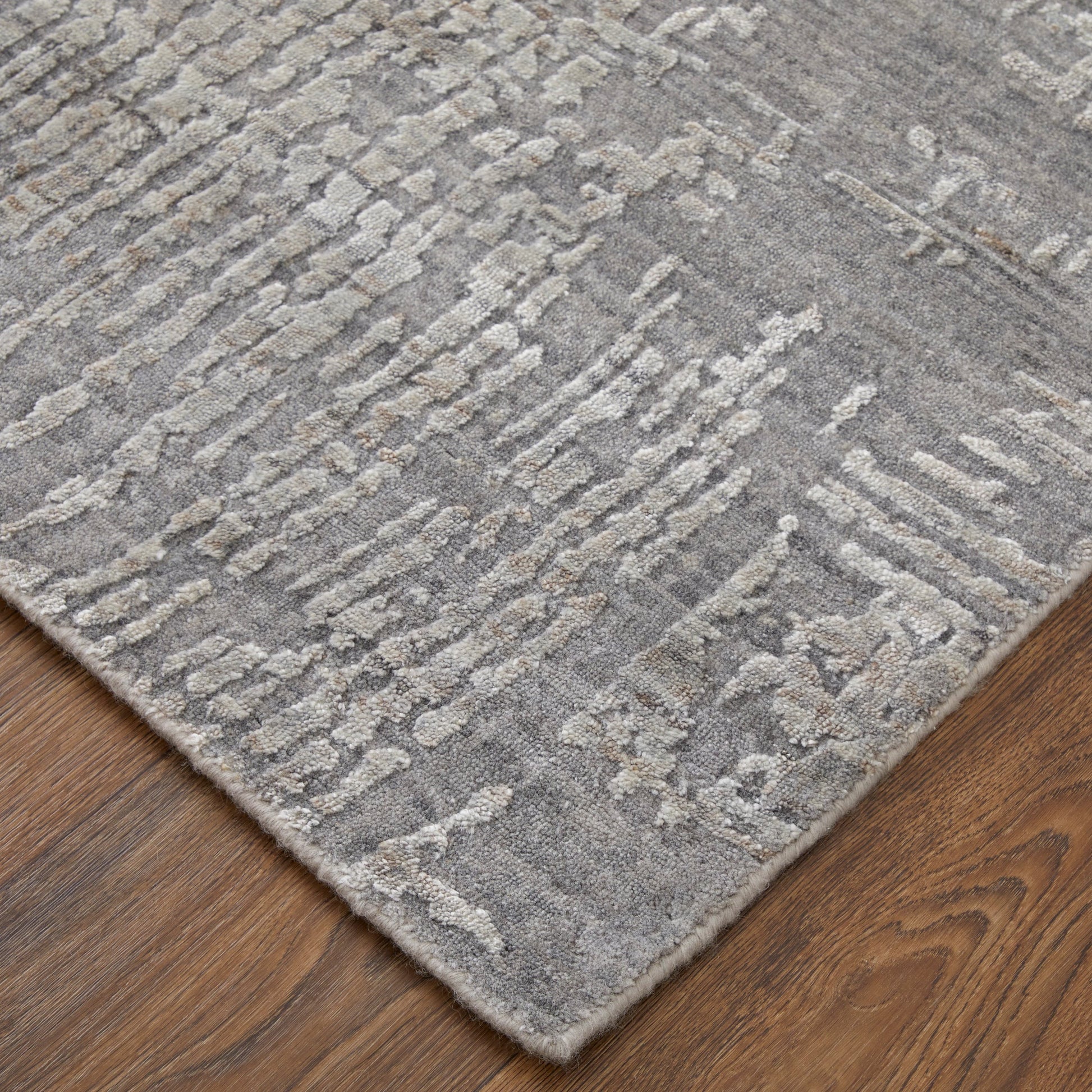 Eastfield Rug - 69A9F by Feizy in gray. Made from wool, viscose in a unique style.