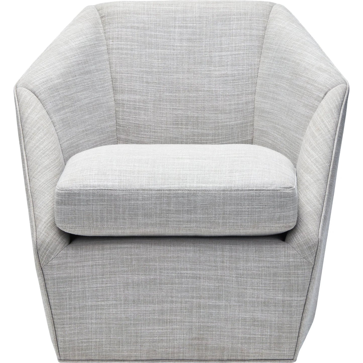003 SI-2169230 | Closeup | Neve Armchair - 539351 by Surya in base: black and painted. Made from polyester, linen, poplar, plywood, rubber wood, polyurethane foam, dacron in a modern style.