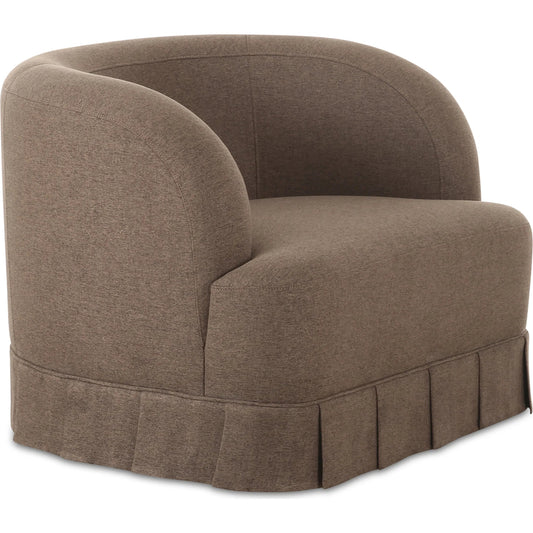 Maren Swivel Chair by Moe's Home Collection. Made from upholstery: 100% polyester, plywood frame, foam in a transitional style.