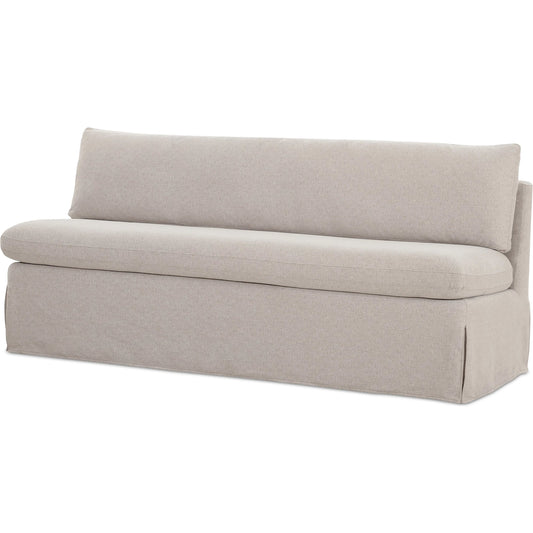 Fable Slipcover Dining Bench by Moe's Home Collection in beige. Made from upholstery: 100% polyester, foam, plywood in a transitional style.