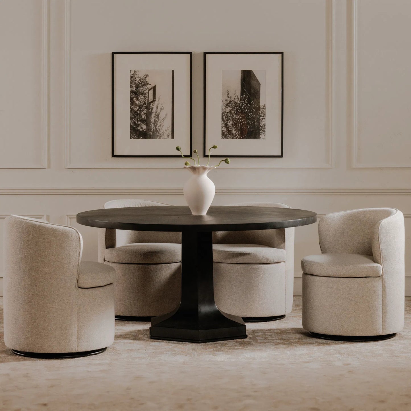 029 SI-2441347 | Lifestyle | Dane Swivel Dining Chair by Moe's Home Collection. Made from unique in a eclectic & global style.