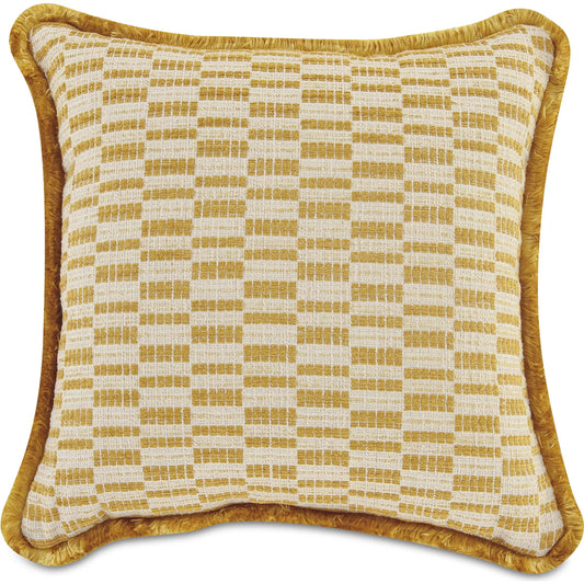 Leone Cushion by Moe's Home Collection. Made from 100% polyester, cushion 60% feather, 40% fibre in a traditional style.