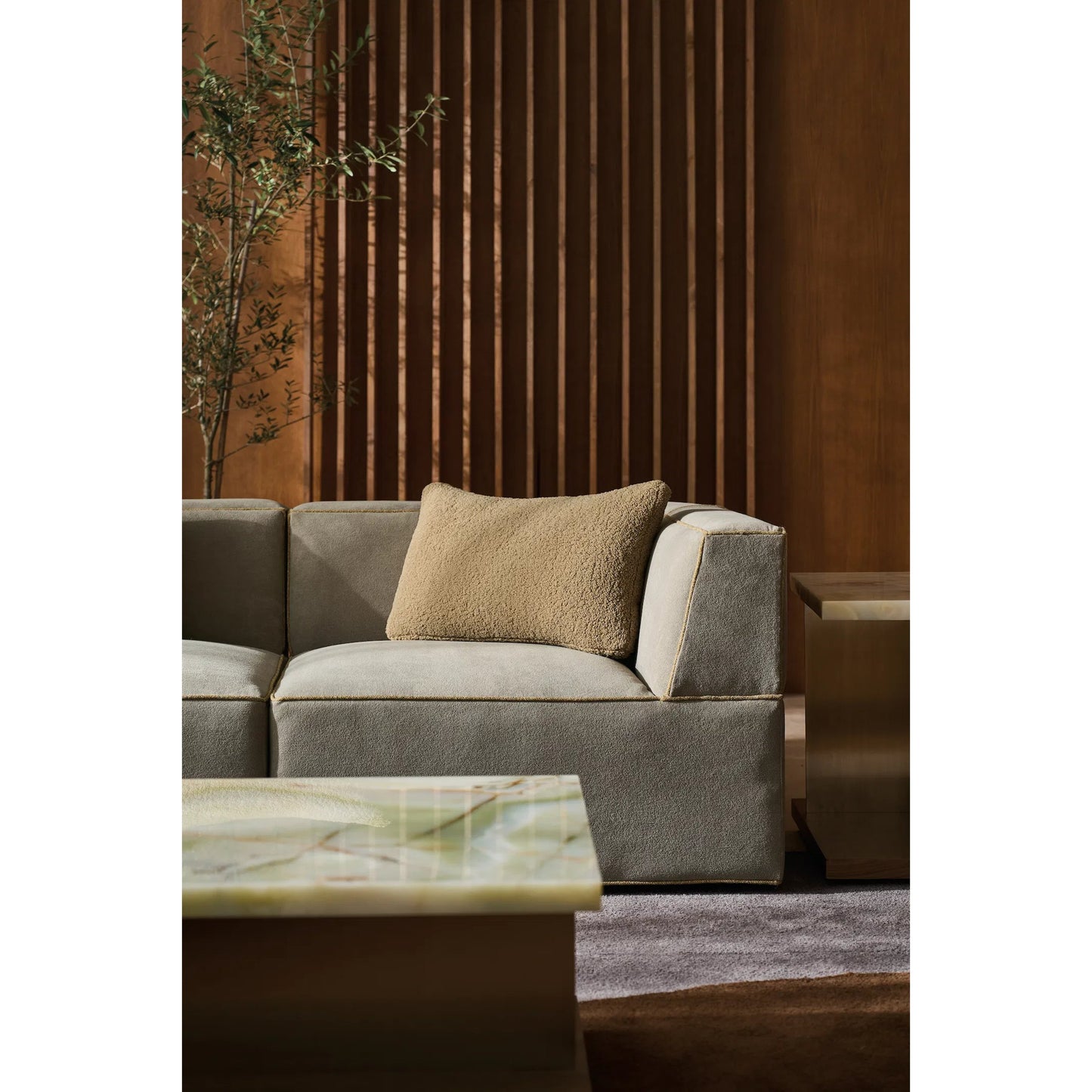 016 SI-2193863 | Lifestyle | Bali Club Chair by Caracole in retro walnut. Made from walnut in a transitional style.