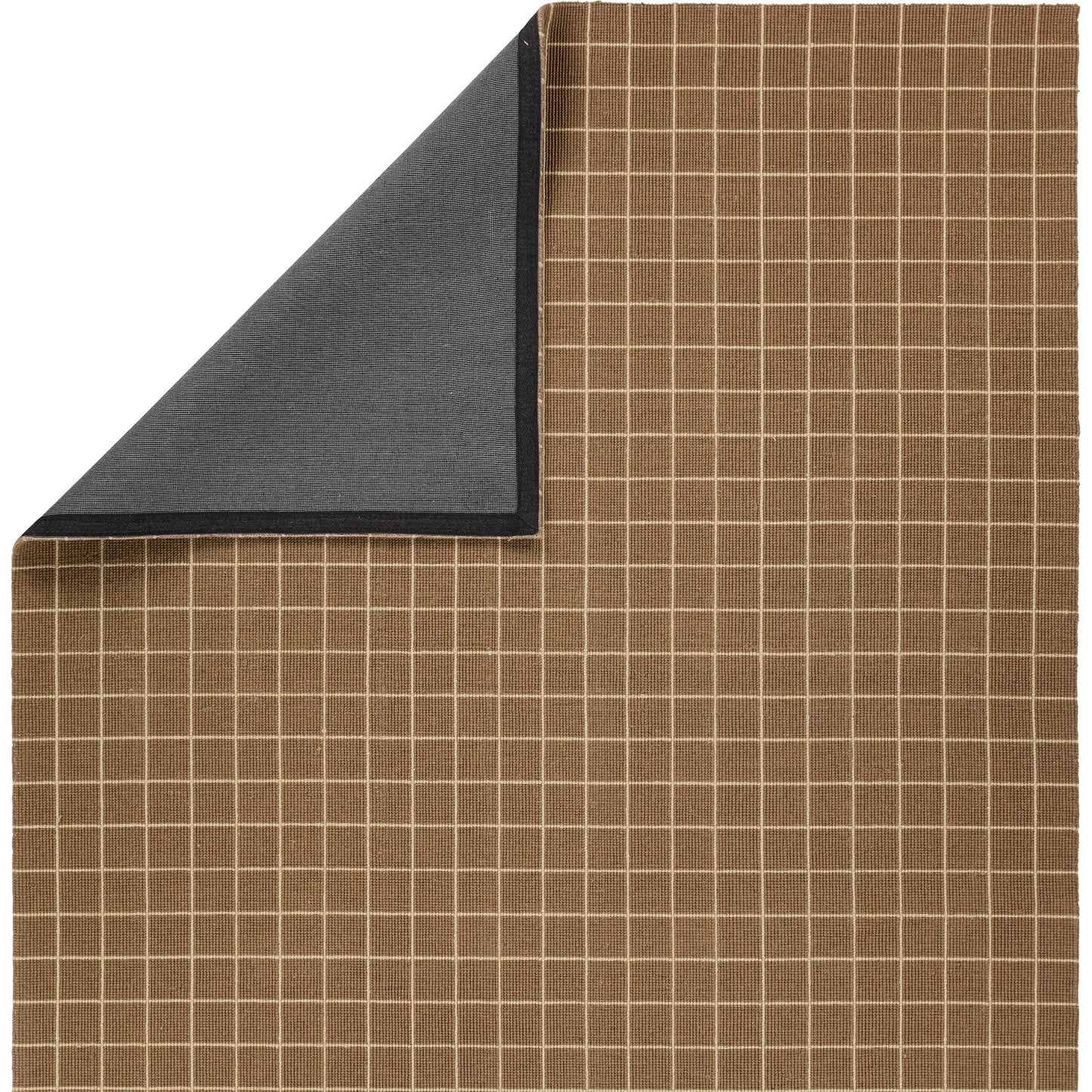 004 SI-2444777,SI-2444778,SI-2444779,SI-2444780,SI-2444781,SI-2444782 | Closeup | Oxford By Barclay Butera OBB06 Rug by Jaipur Living in brown. Made from 50% wool 50% pet yarn in a unique style.