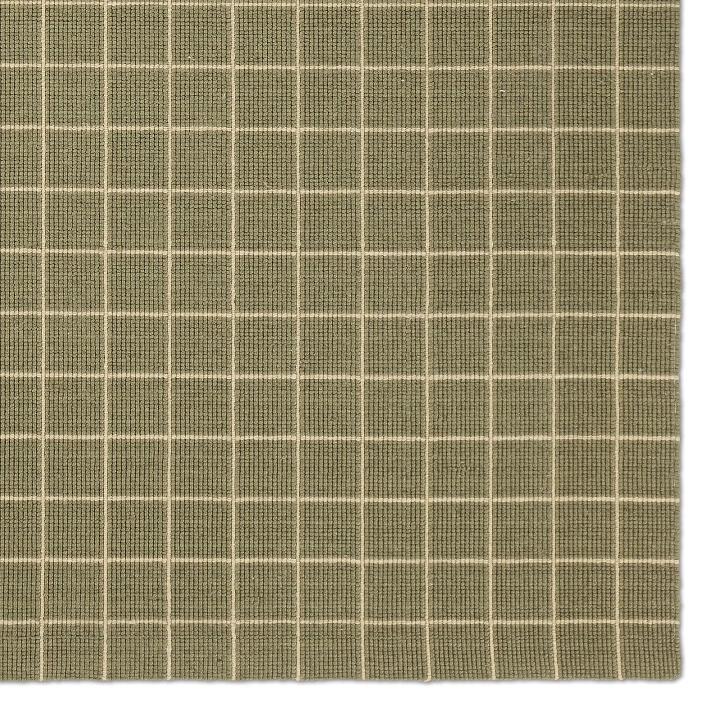 002 SI-2444783,SI-2444784,SI-2444785,SI-2444786,SI-2444787,SI-2444788 | Closeup | Oxford By Barclay Butera OBB07 Rug by Jaipur Living in green. Made from 50% wool 50% pet yarn in a unique style.