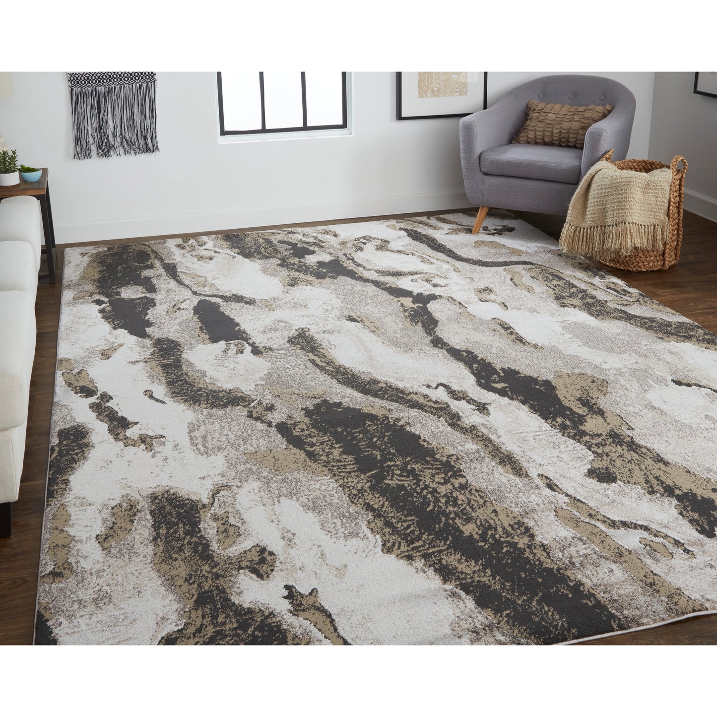 018 SI-1830144,SI-1830147,SI-1830150,SI-1830152 | Lifestyle | Vancouver Transitional Rug - 39FGF by Feizy in ivory, brown, taupe. Made from polypropylene, polyester in a unique style.
