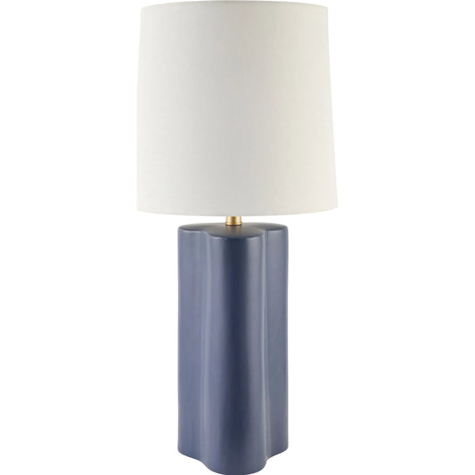 Ocana Accent Table Lamp by Livabliss in high, electroplated, gloss. Made from ceramic, linen, plastic, iron in a eclectic & global style.