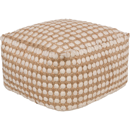 Oak Cove - 14993 by Livabliss in white, khaki. Made from 75% jute, 25% cotton in a coastal style.