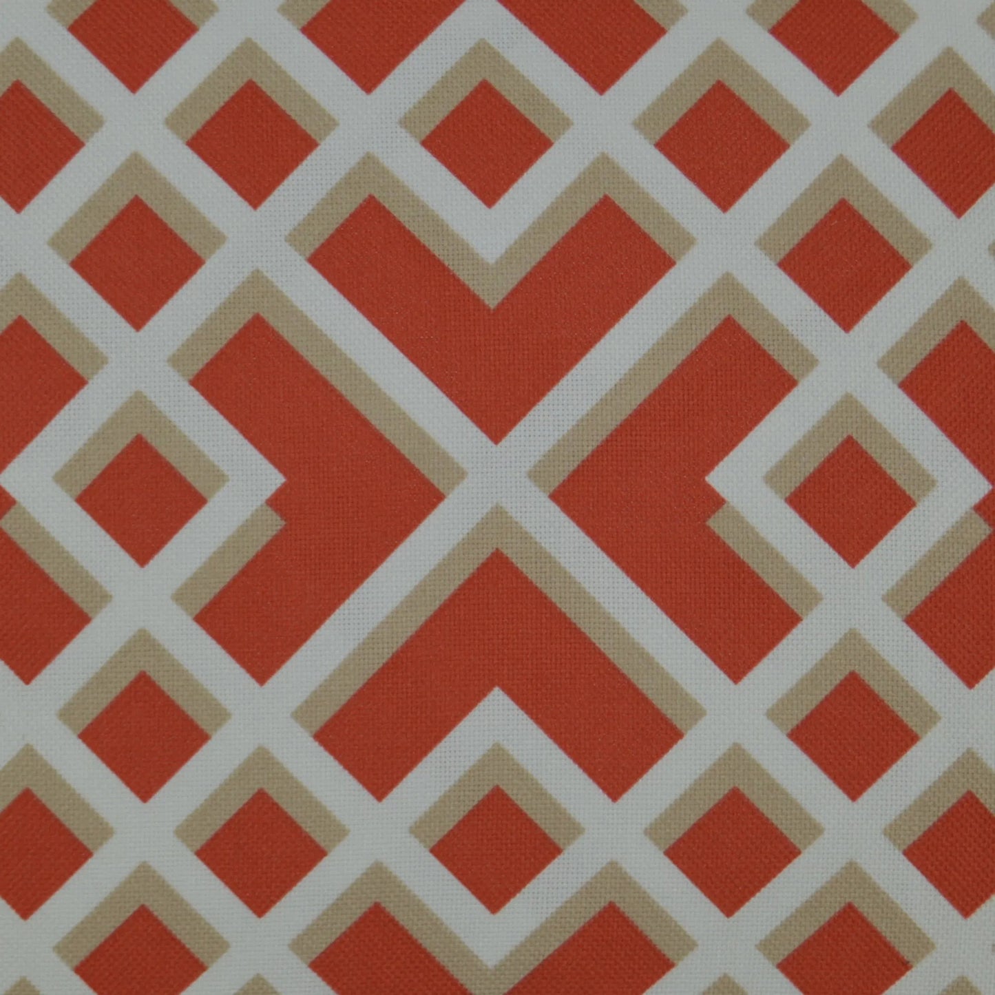 002 SI-2381976 | Closeup | Pergola Lumbar Indoor/Outdoor Pillow by DV Kap Home in coral. Made from 100% spun polyester in a eclectic & global style.