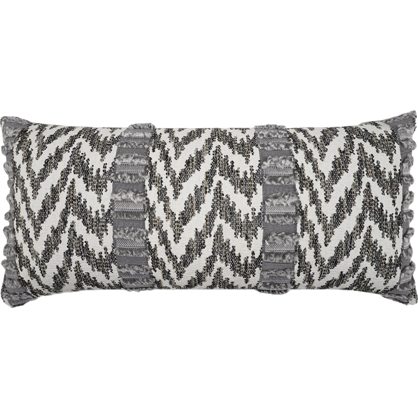 001 SI-2027977 | Additional Silo | Indiana Lumbar Pillow by DV Kap Home. Made from 100% solution dyed polyester in a modern style.