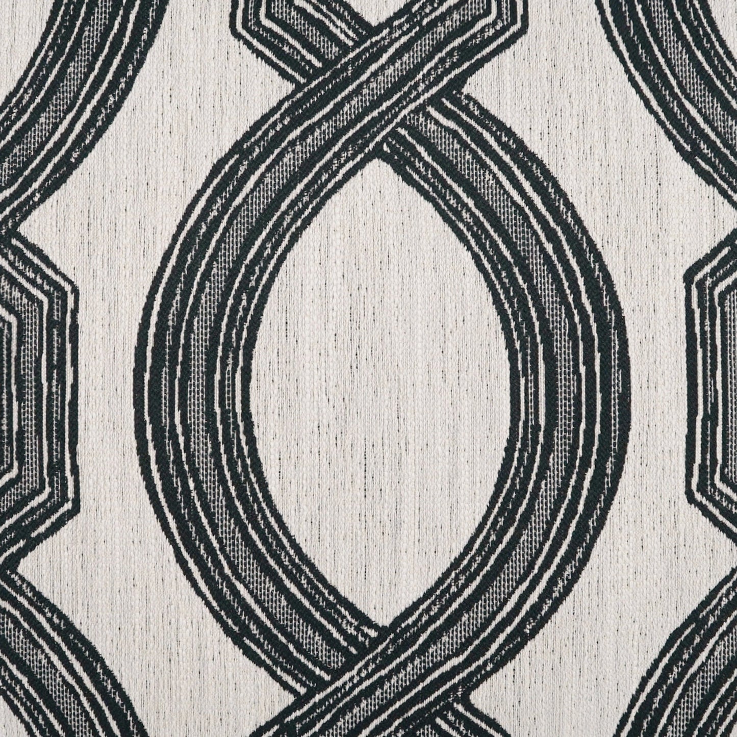 002 SI-2027814 | Closeup | Evadne Pillow by DV Kap Home in black. Made from 100 % poly(uv) in a modern style.