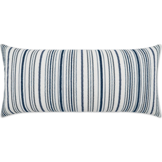 001 SI-2027397 | Additional Silo | Accola Lumbar Pillow by DV Kap Home in indigo. Made from 47.05% poly(uv), 35.02% pcrpoly(uv), 17.93% olefin(uv) in a modern style.