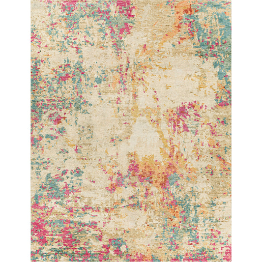 001 SI-1887775,SI-1887776,SI-1887777,SI-1887779 | Primary Silo | Odyssey ODY-2302 Rug by Surya in olive, tan, teal, peach, rust, fuchsia. Made from 100% wool in a unique style.