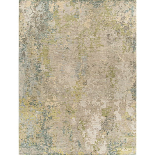 Odyssey Rug - 29609 by Surya in cream, tan, medium gray, gray, denim, blue. Made from 100% wool in a unique style.