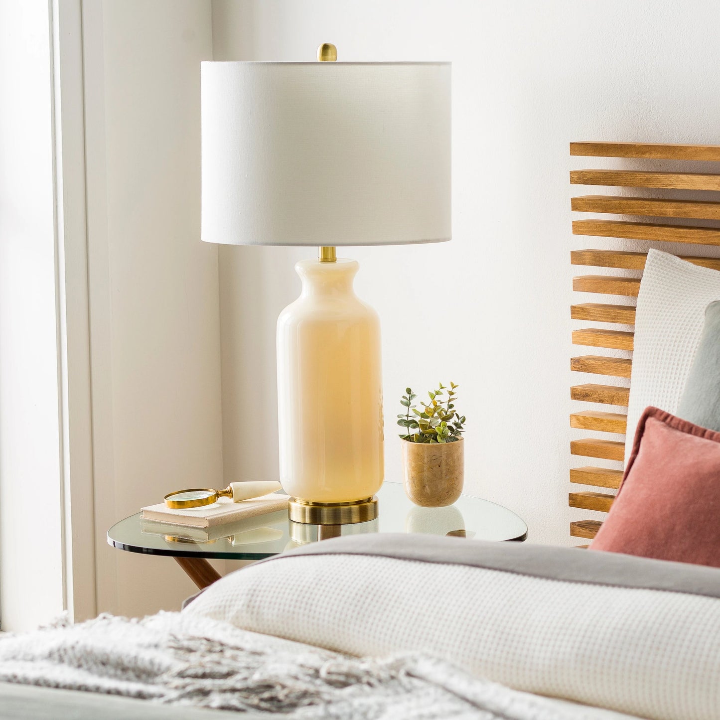 005 SI-1887732 | Lifestyle | Oconee - 29879 by Surya in ivory and antiquedpaintedantiqued. Made from linen, glass, metal in a coastal style.