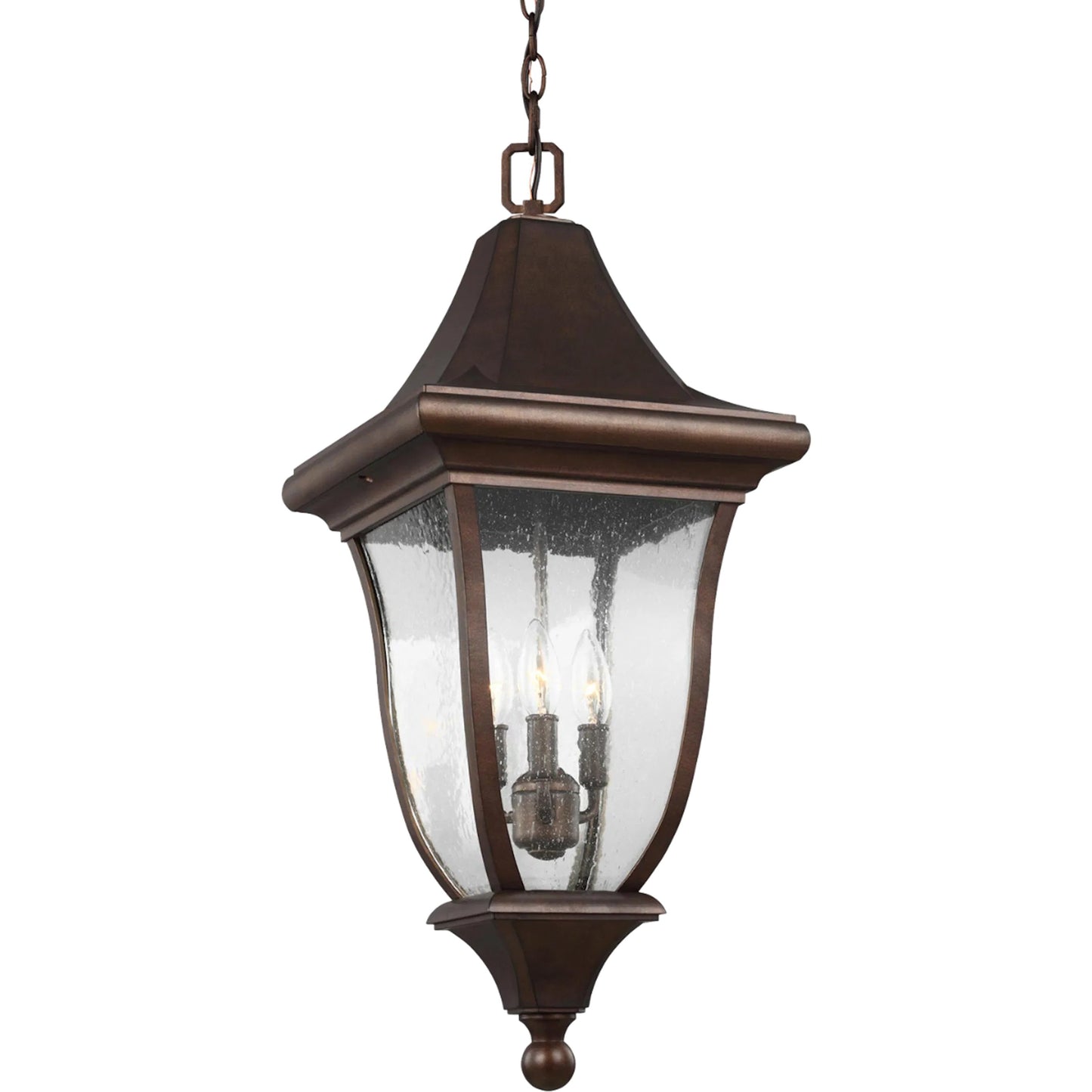 001 S-285245 | Primary Silo | Oakmont Outdoor Pendant Lantern by Generation Lighting in patina bronze. Made from cast aluminum in a traditional style.