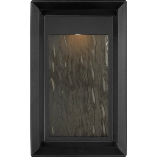 Urbandale Medium LED Lantern by Visual Comfort & Co. in textured black. Made from unique in a modern style.