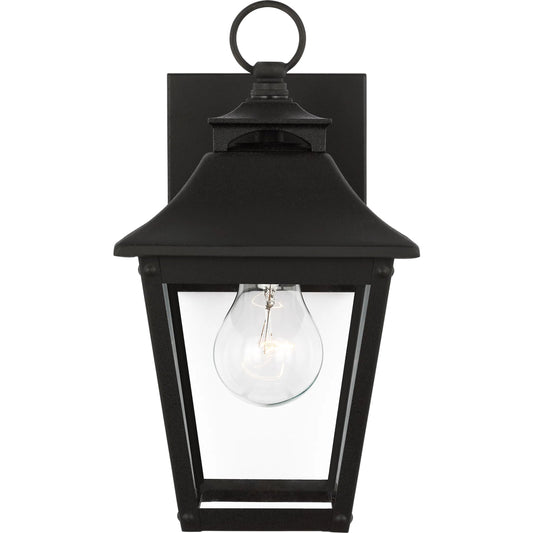 Galena Extra Small Lantern by Visual Comfort & Co. in textured black. Made from unique in a cottage & farmhouse style.