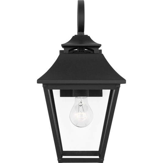 Galena Small Lantern by Visual Comfort & Co. in textured black. Made from unique in a cottage & farmhouse style.